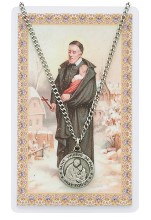 St. Vincent De Paul Pewter Patron Saint Pendant