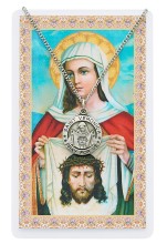 St. Veronica Pewter Patron Saint Pendant
