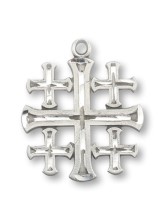 Pewter Jerusalem Cross