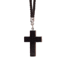 1 1/4" Wood Cross Pendant