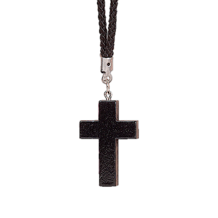 1 1/4" Wood Cross Pendant