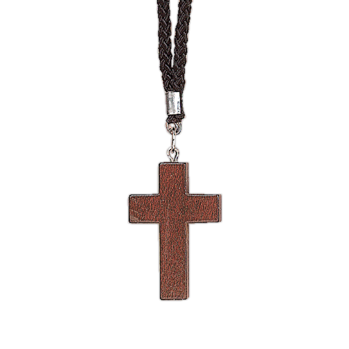 1 1/4" Wood Cross Pendant