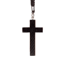 1 3/4" Wood Cross Pendant