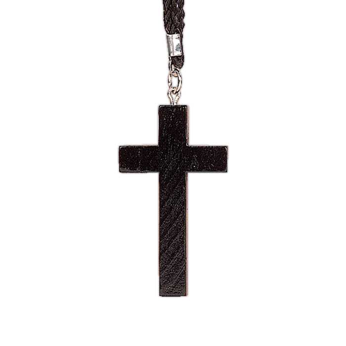 1 3/4" Wood Cross Pendant