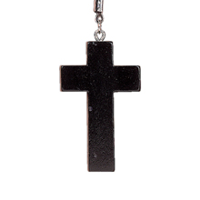 2" Wood Cross Pendant
