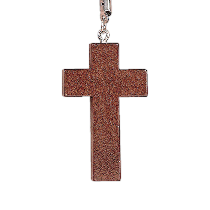 2" Wood Cross Pendant