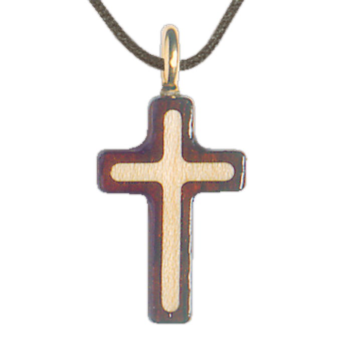 Wooden Cross Pendant