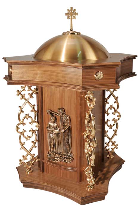 BAPTISMAL FONT 35" W 35"D