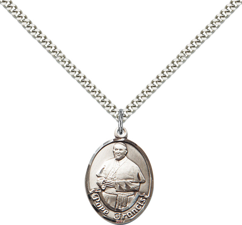 Sterling Pope Francis Pendant