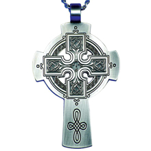 3"Pewter Celtic Pectoral Cross