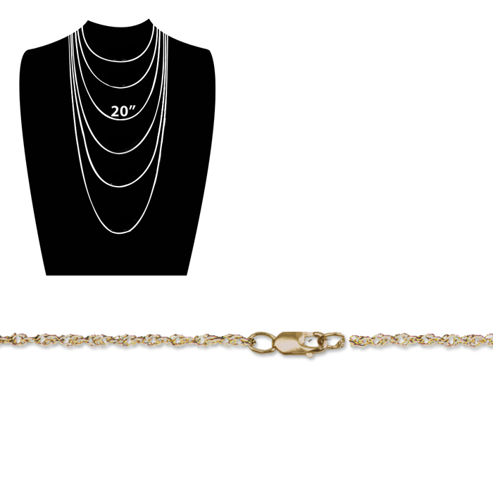 14 KT. Gold Heavy Weight Rope Chain