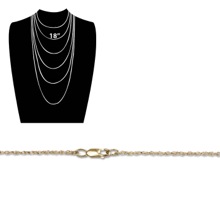 14 KT. Gold Medium Weight Rope Chain