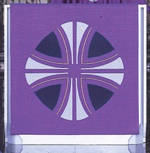 Radiant Cross Lent Altar Cover
