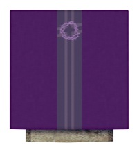 Purple Crown of Thorns Altar Cover
