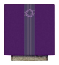 Purple Crown of Thorns Altar Cover