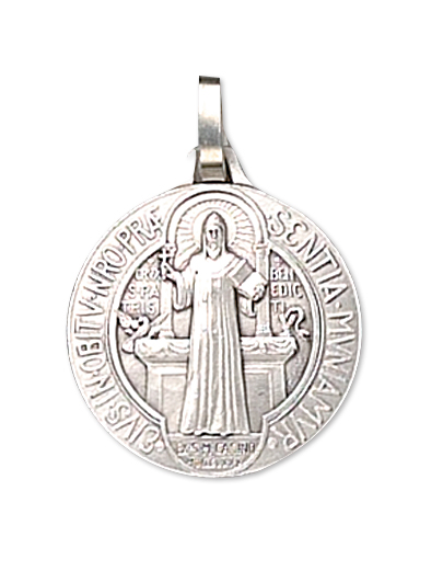 Oxidized Metal Benedict Medal