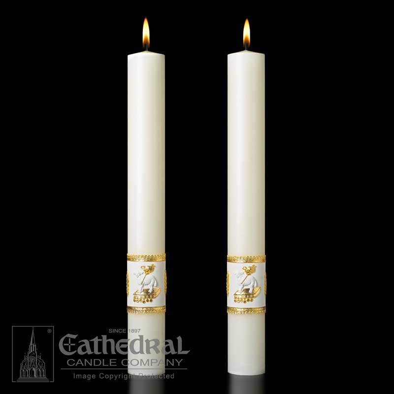 "Ornamented" Paschal Candles