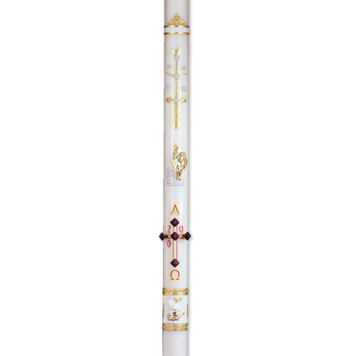 "Ornamented" Paschal Candle