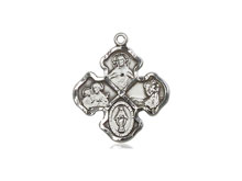 Sterling Silver Cruciform Medal