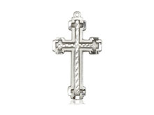 Sterling Silver Cross Medal