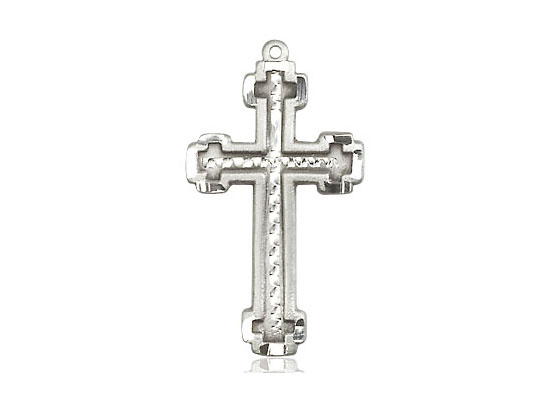 Sterling Silver Cross Medal