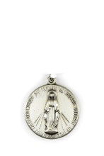 Miraculous Medal Sterling Silver