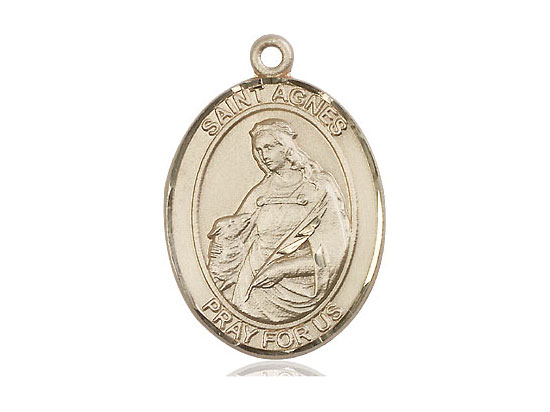 St. Agnes Gold-Filled Medal