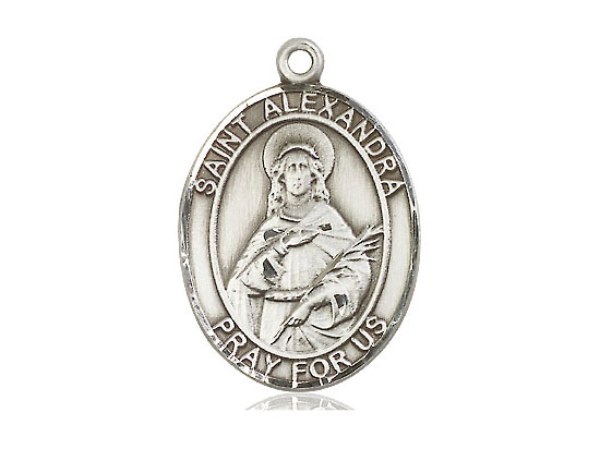 St. Alexander Medal Sterling Sliver
