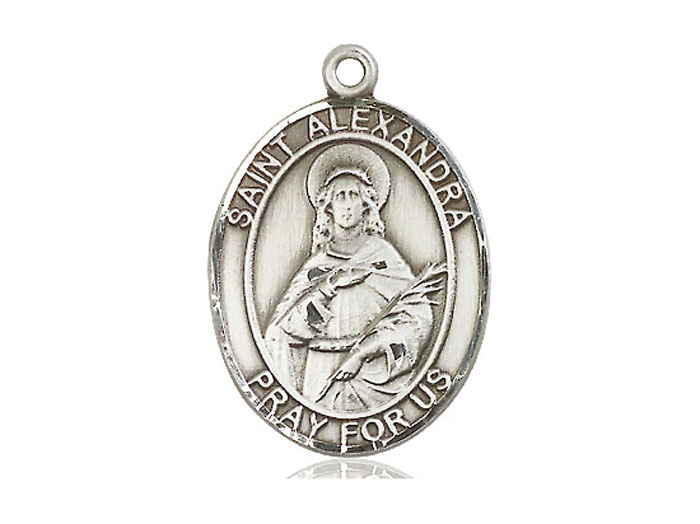 St. Alexander Medal Sterling Sliver