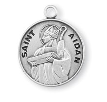 St. Aidan Sterling Silver Medal