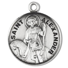 St. Alexander Sterling Silver Medal