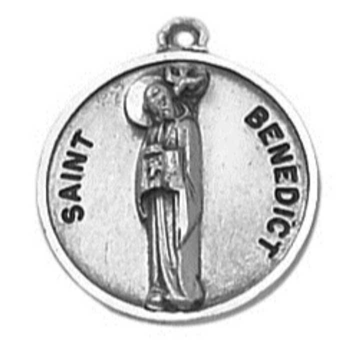 St. Benedict Sterling Silver Medal