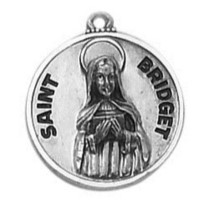 St. Bridget Sterling Silver Medal