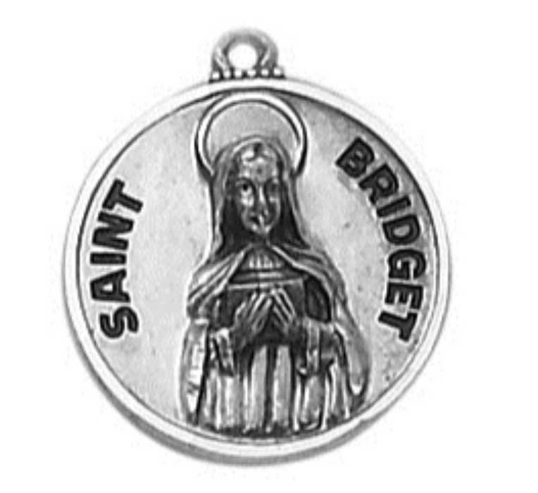 St. Bridget Sterling Silver Medal