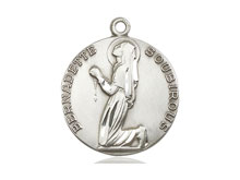 St. Bernadette Medal Sterling Sliver