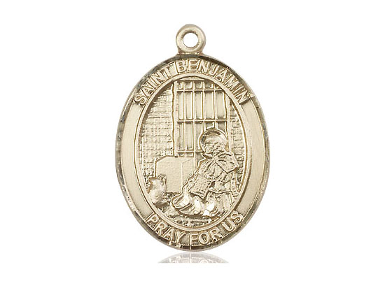 St. Benjamin Patron Gold-Filled Saint Medal