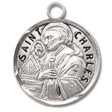 St. Charles Sterling Silver Medal