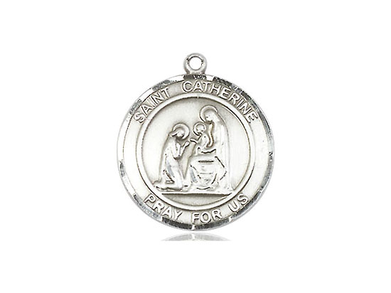 St. Catherine of Siena Sterling Sliver Medal
