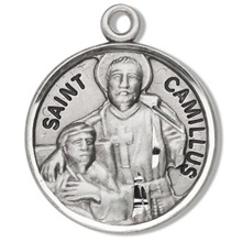 St. Camillus Sterling Silver Medal