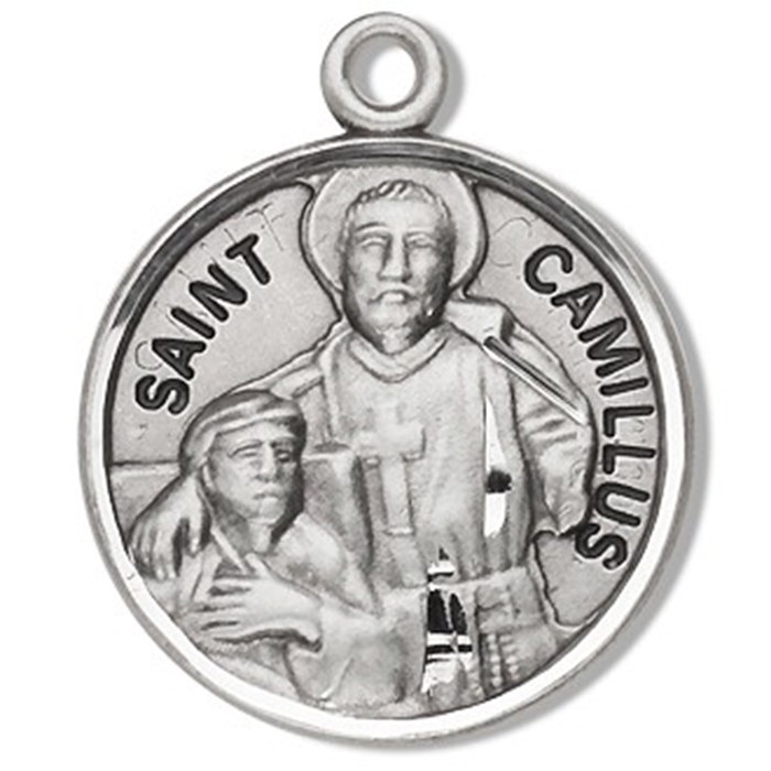 St. Camillus Sterling Silver Medal