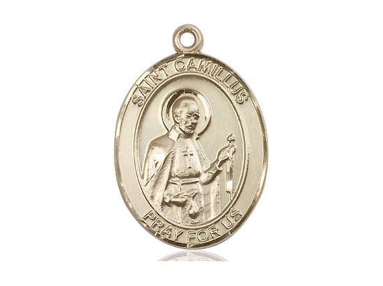 Saint Camillus of Lellis Medal  Gold-Filled