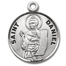 St. Daniel Sterling Silver Medal