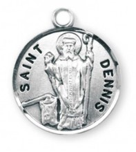 St. Dennis Sterling Silver Medal