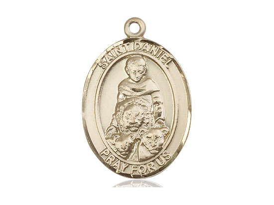 St. Daniel Sterling Gold-Filled Medal