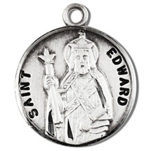 St. Edward Sterling Silver Medal