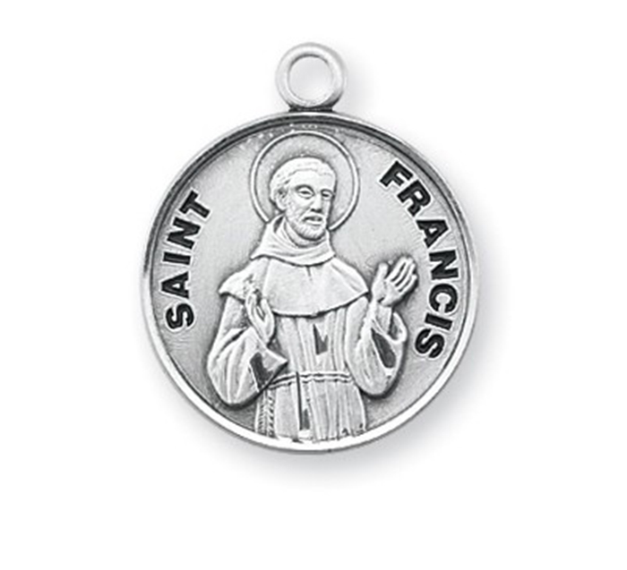 St. Francis Sterling Silver Medal