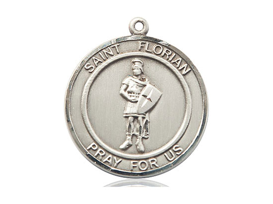 St. Florian Medal Sterling