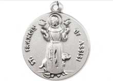 St Francis of Assisi with Animals Medal Only