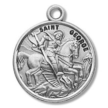 St. George Sterling Silver Medal