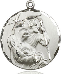 Holy Family Sterling Silver Medal